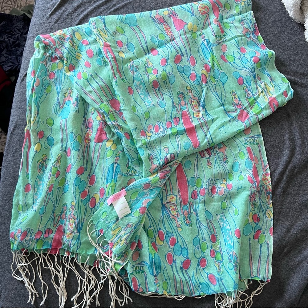 EUC pristine Lilly Pulitzer Pop Murfee scarf